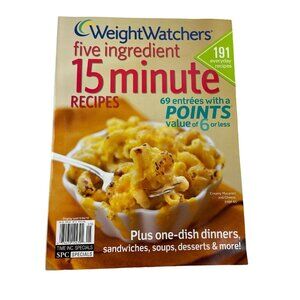 Weight Watchers Five Ingredient 15 Minute Recipes With Point Values 2010 u
